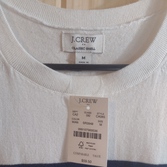 NWT J. Crew sleeveless sweater vest - Picture 3 of 3